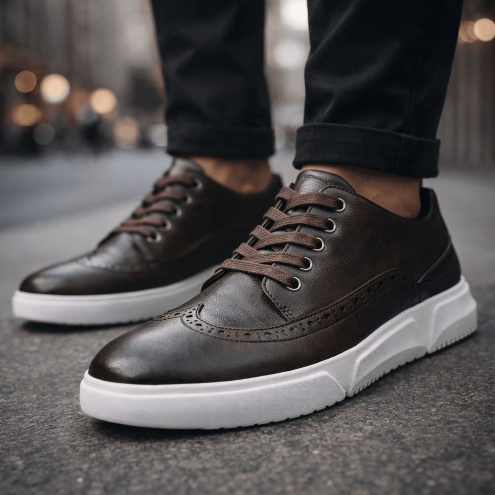 HARRINGTON LEATHER TRAINERS alternate view