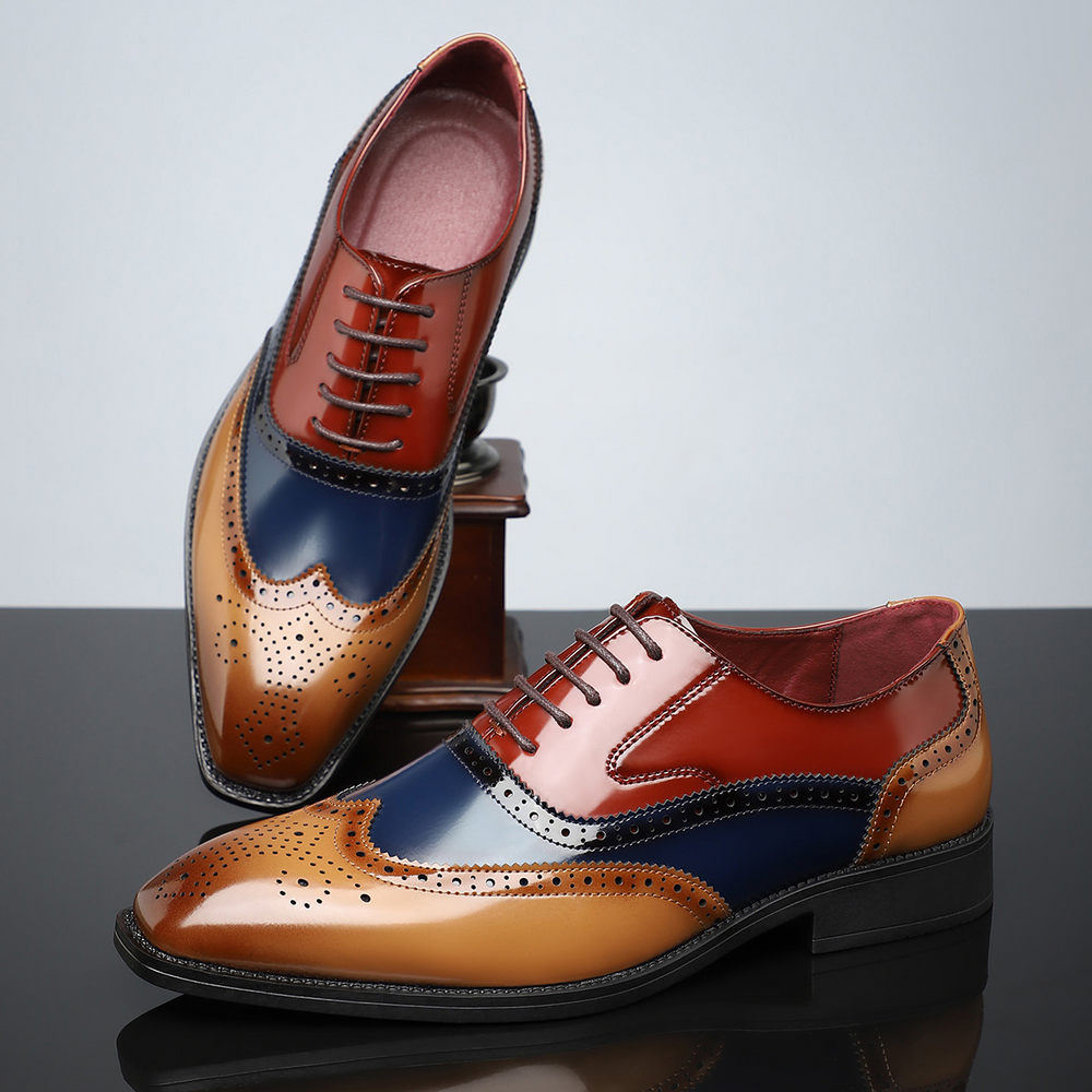 Stirling Leather Brogue Dress Shoes alternate view
