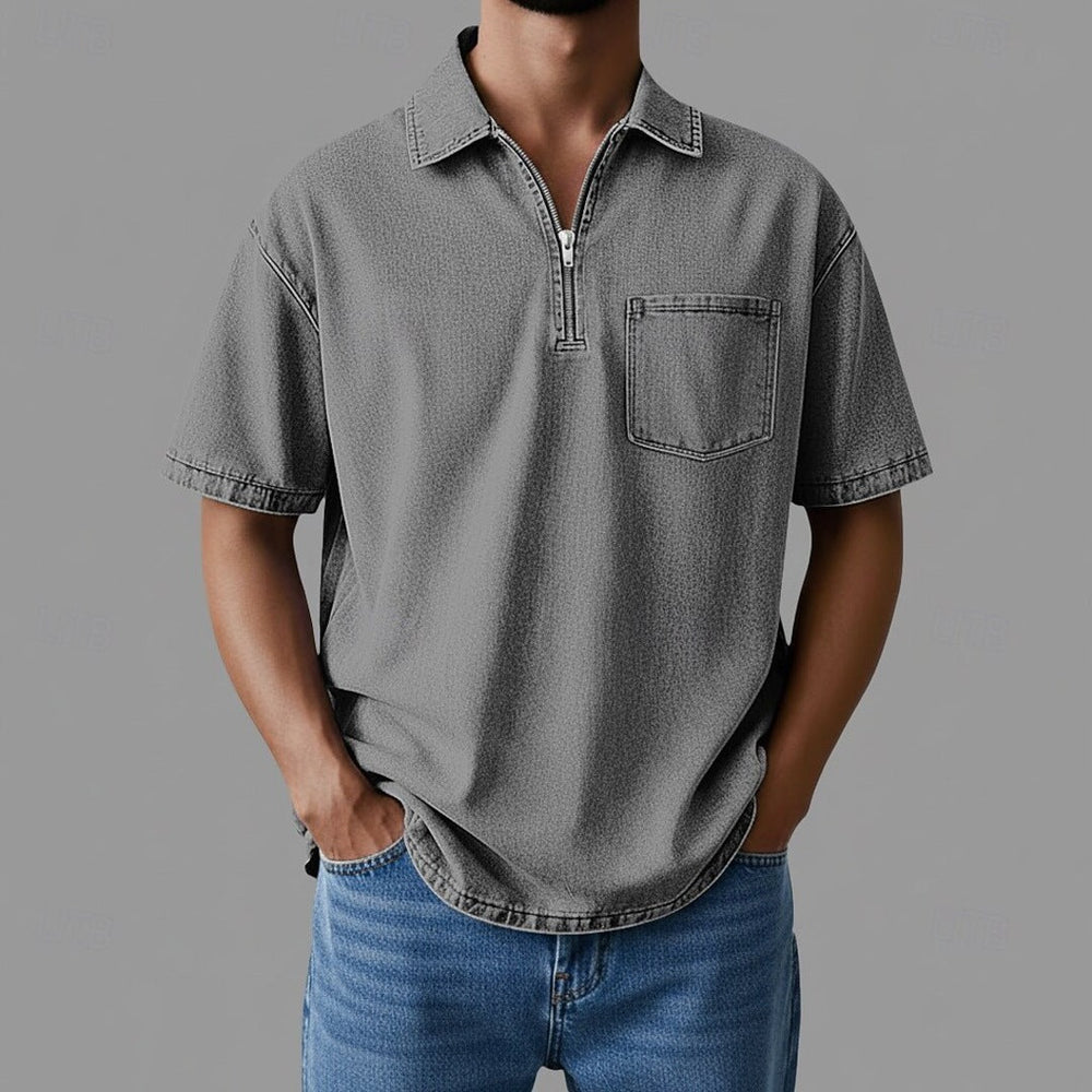 Ingram Denim Zip Shirt alternate view