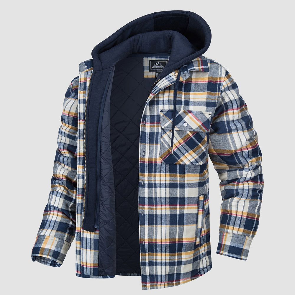 Harry Jacket | Flannel with Removable Hood alternate view