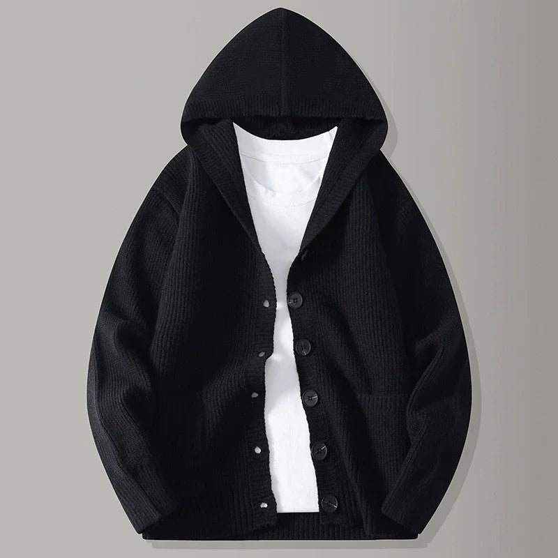 STIRLING HOODED KNIT CARDIGAN alternate view