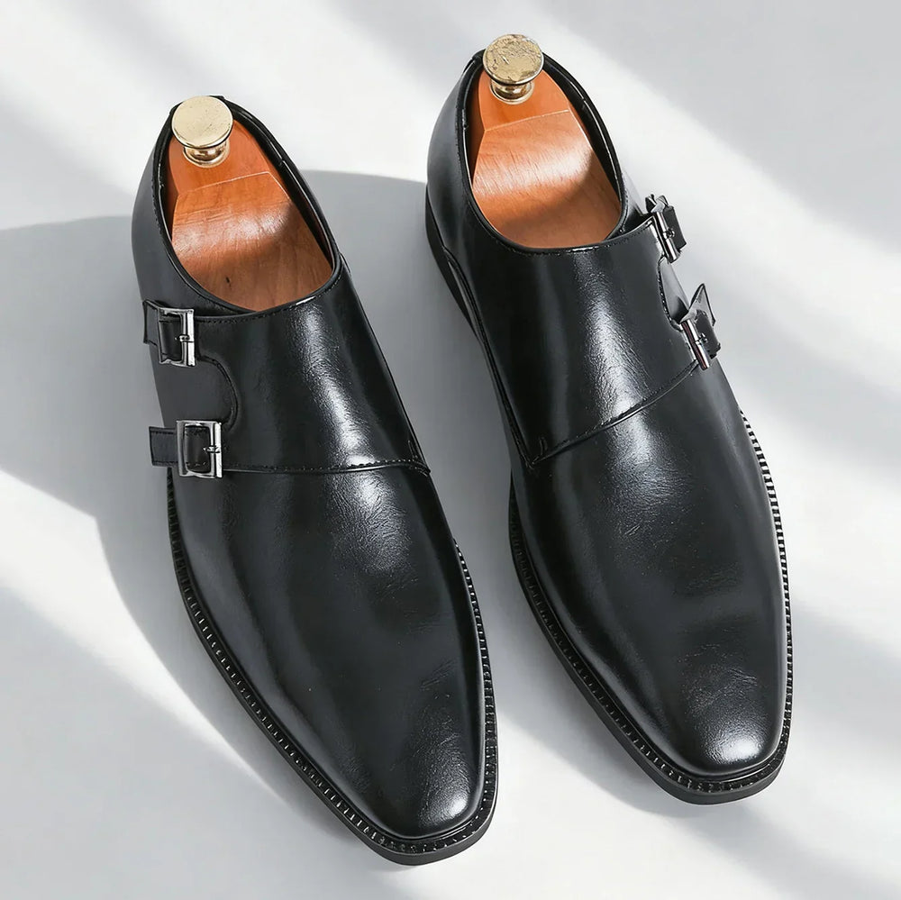 Rex Suede Monk Loafers alternate view