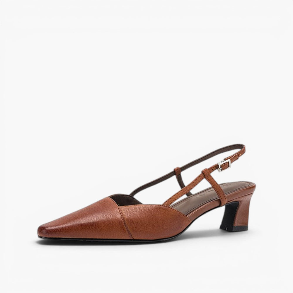 Dante Leather Slingback Heels alternate view