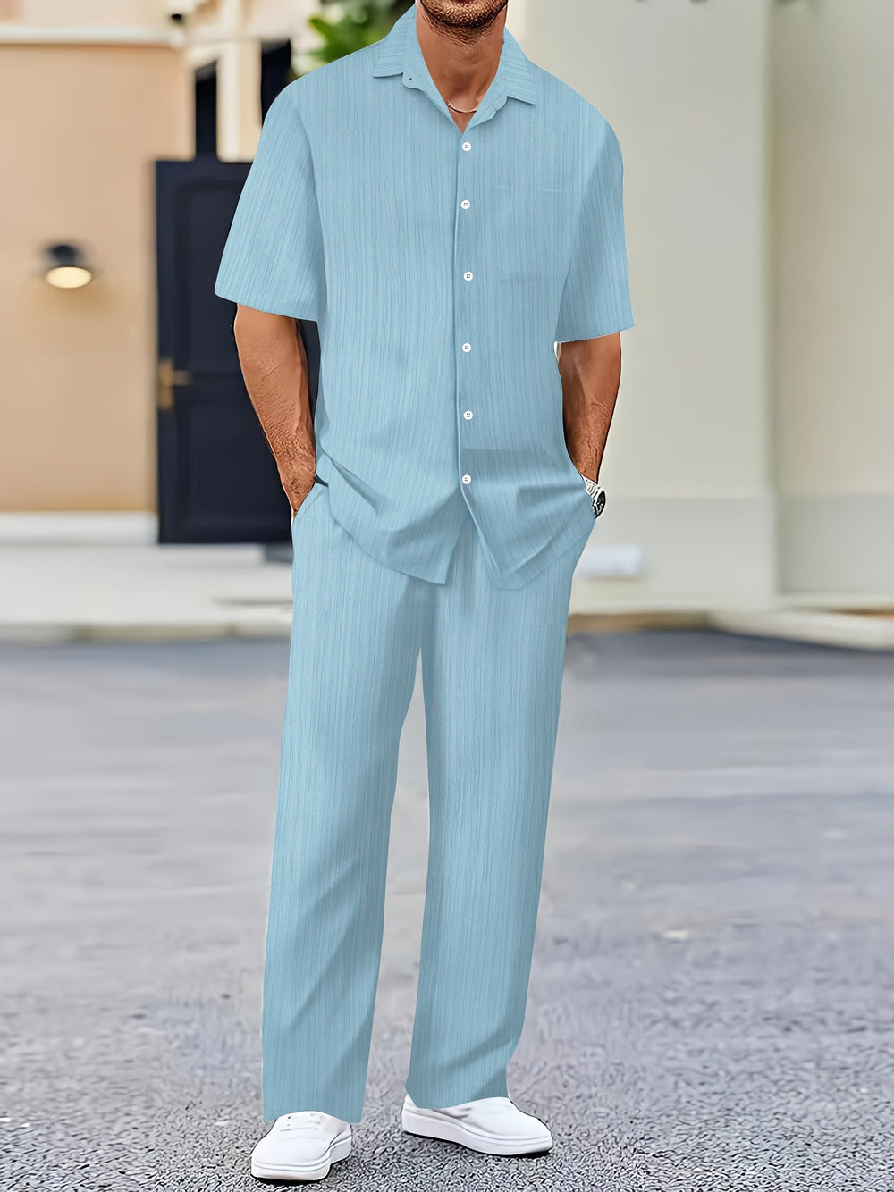 Elias Striped Two-Piece Summer Set alternate view