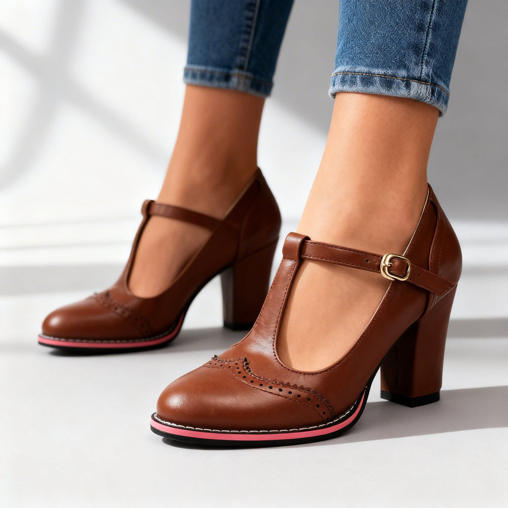 Sage Brogue Block Loafers alternate view
