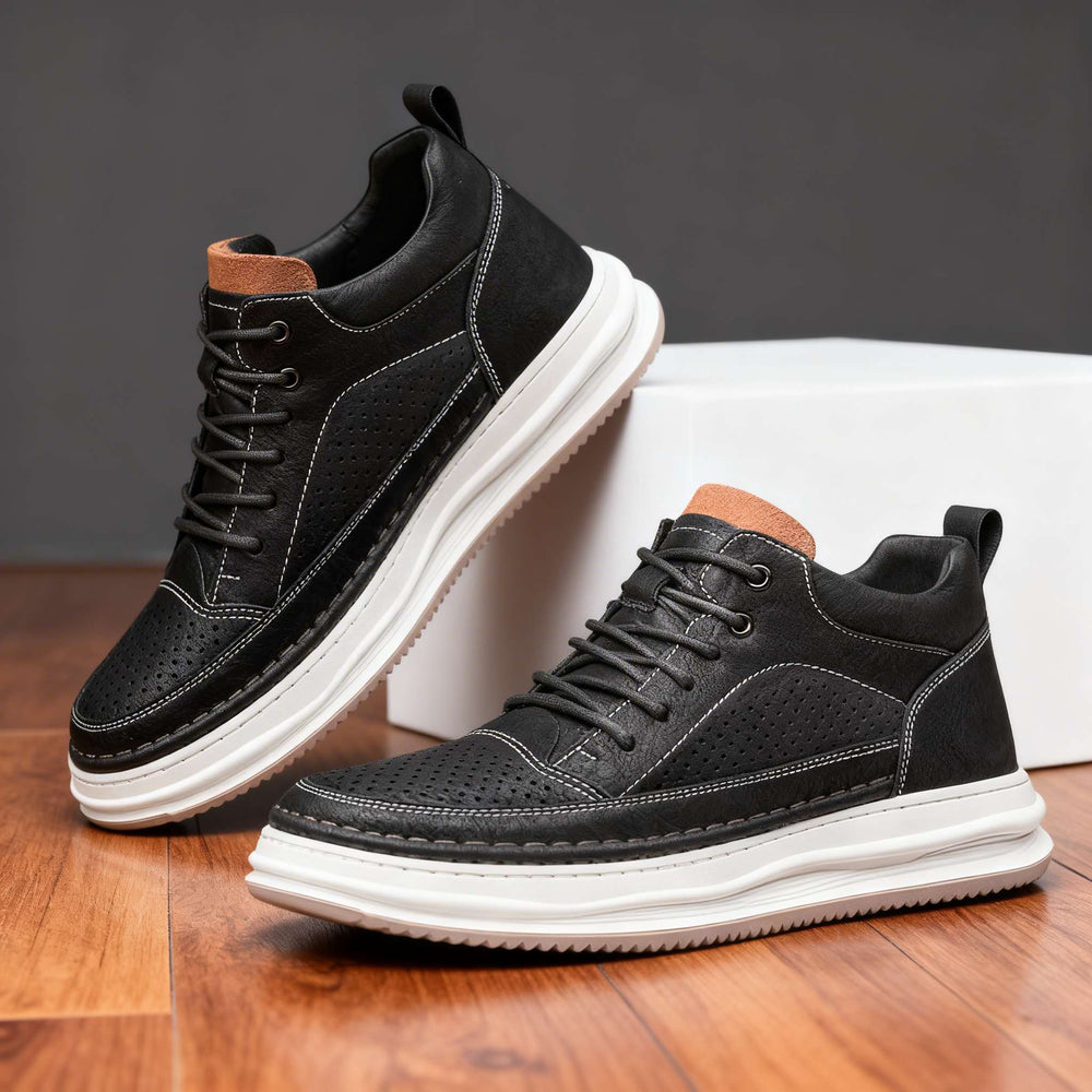 Rex Breeze Leather Trainers alternate view