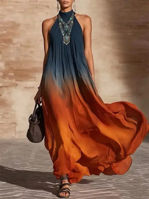 Marlow Gradient Boho Maxi Dress alternate view