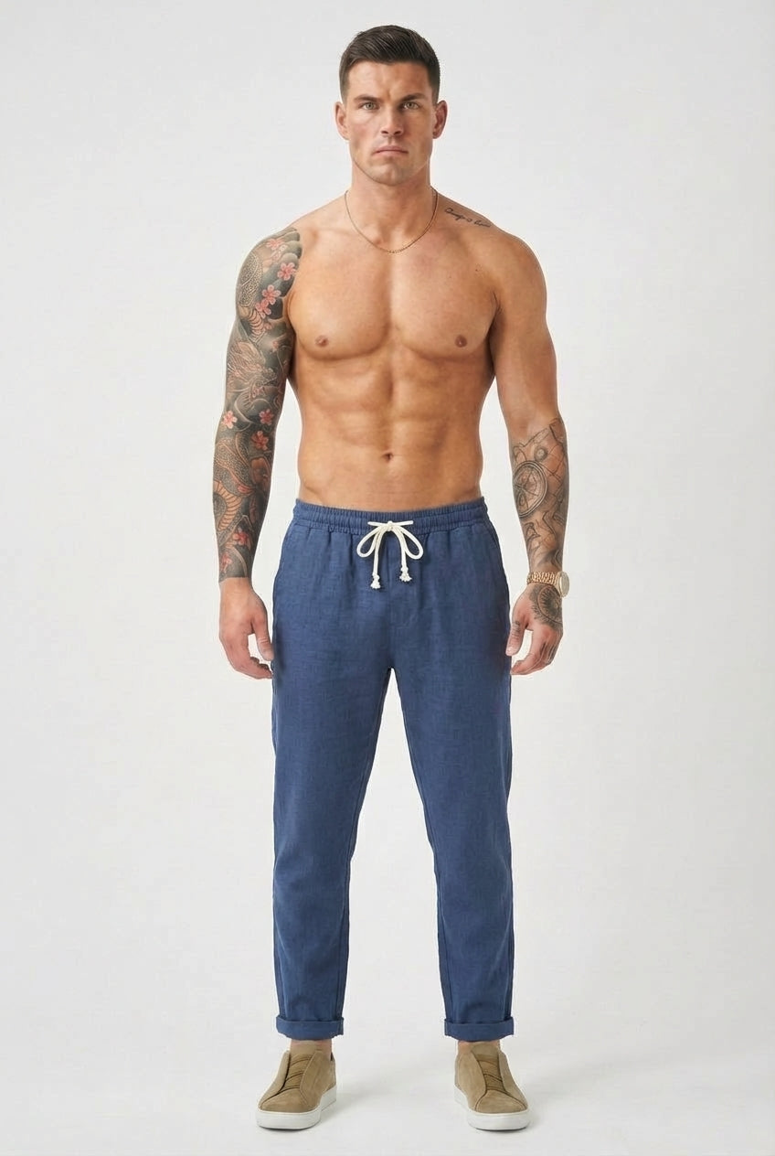 Massimo Linen Trousers alternate view