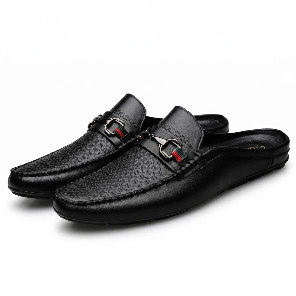 Renley Woven Mule Loafers