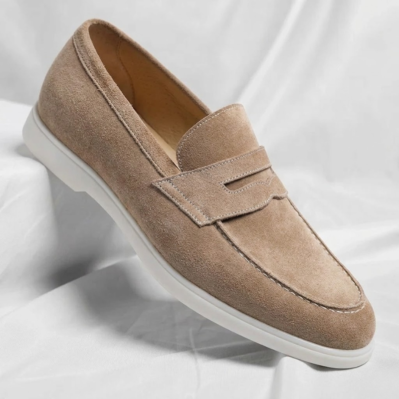 Bancroft Suede Penny Loafers alternate view