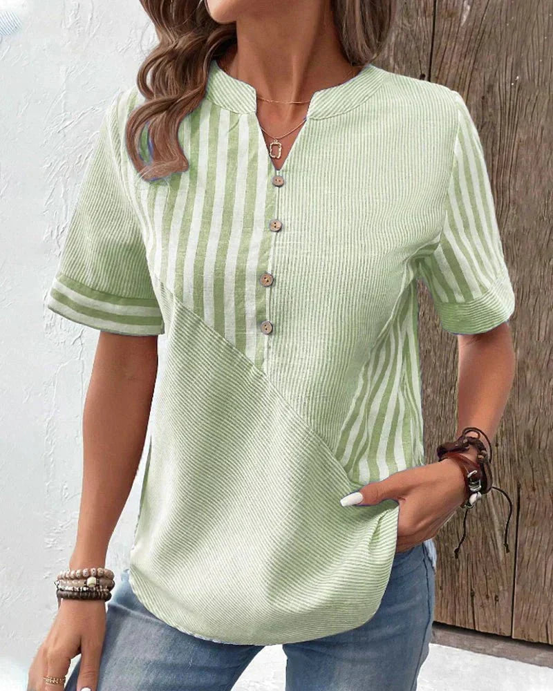 ANYA STRIPED BLOUSE alternate view