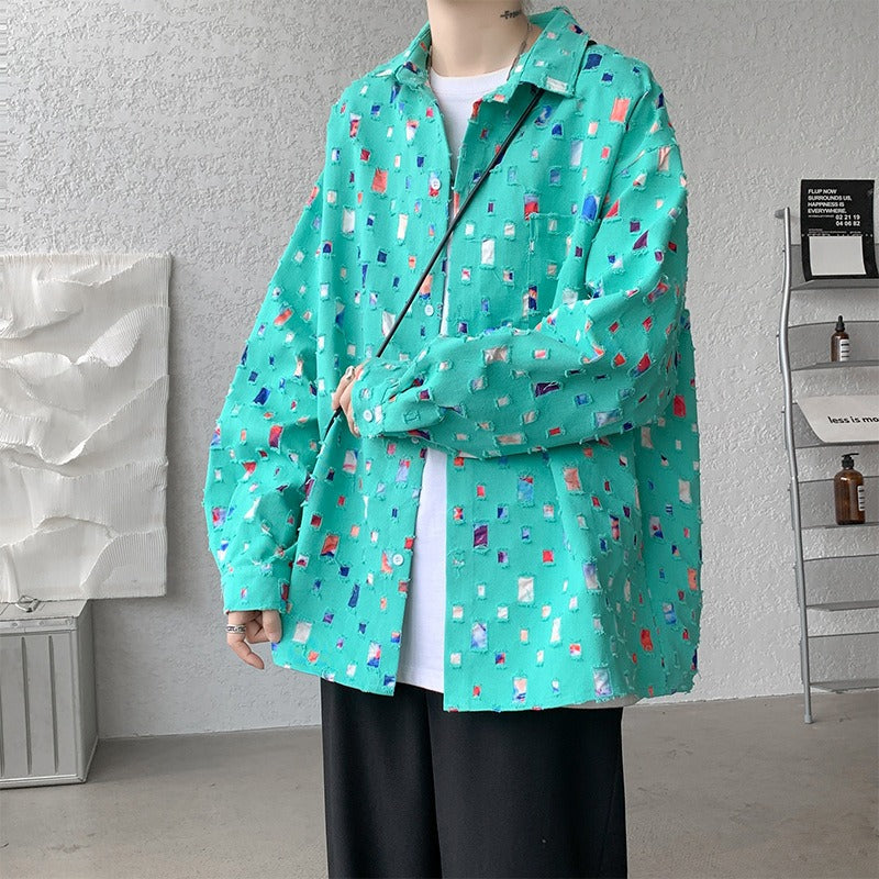 MOSAIC HEAVY BUTTONED JACKET alternate view