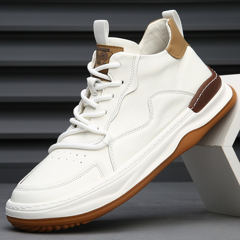 ALBERTI LEATHER TRAINERS alternate view