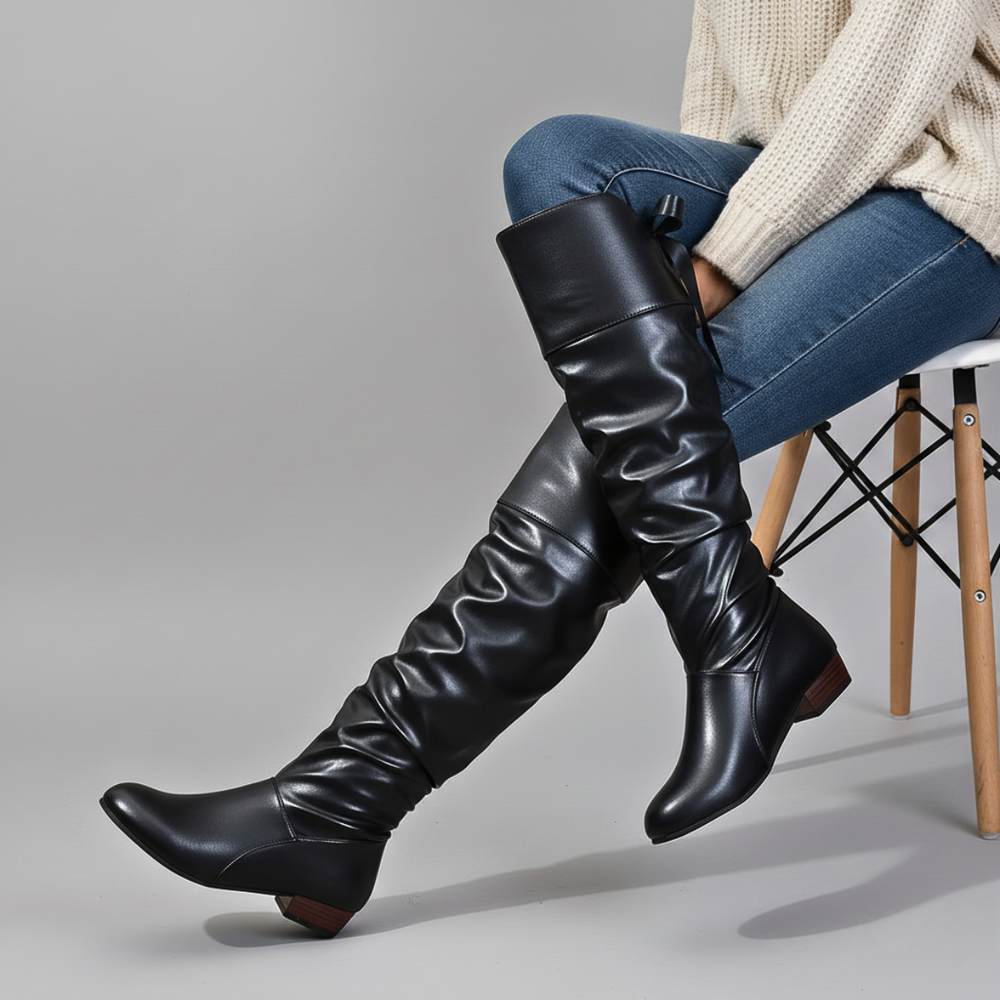 ANOURA LEATHER BOOTS alternate view