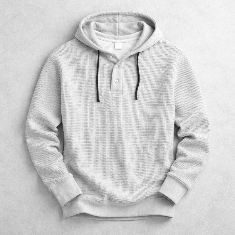 BROMLEY WAFFLE HOODIE alternate view