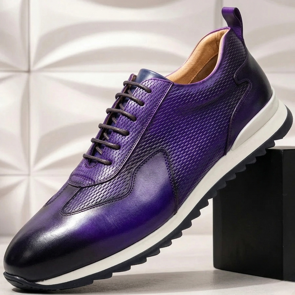 Reuben Cowhide Leather Trainer alternate view
