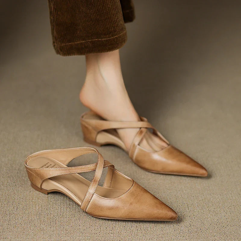 Goldie Leather Mules alternate view