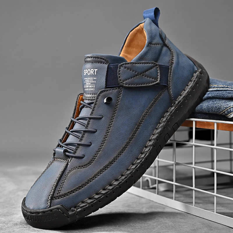 Calder Handcrafted Leather Trainer alternate view
