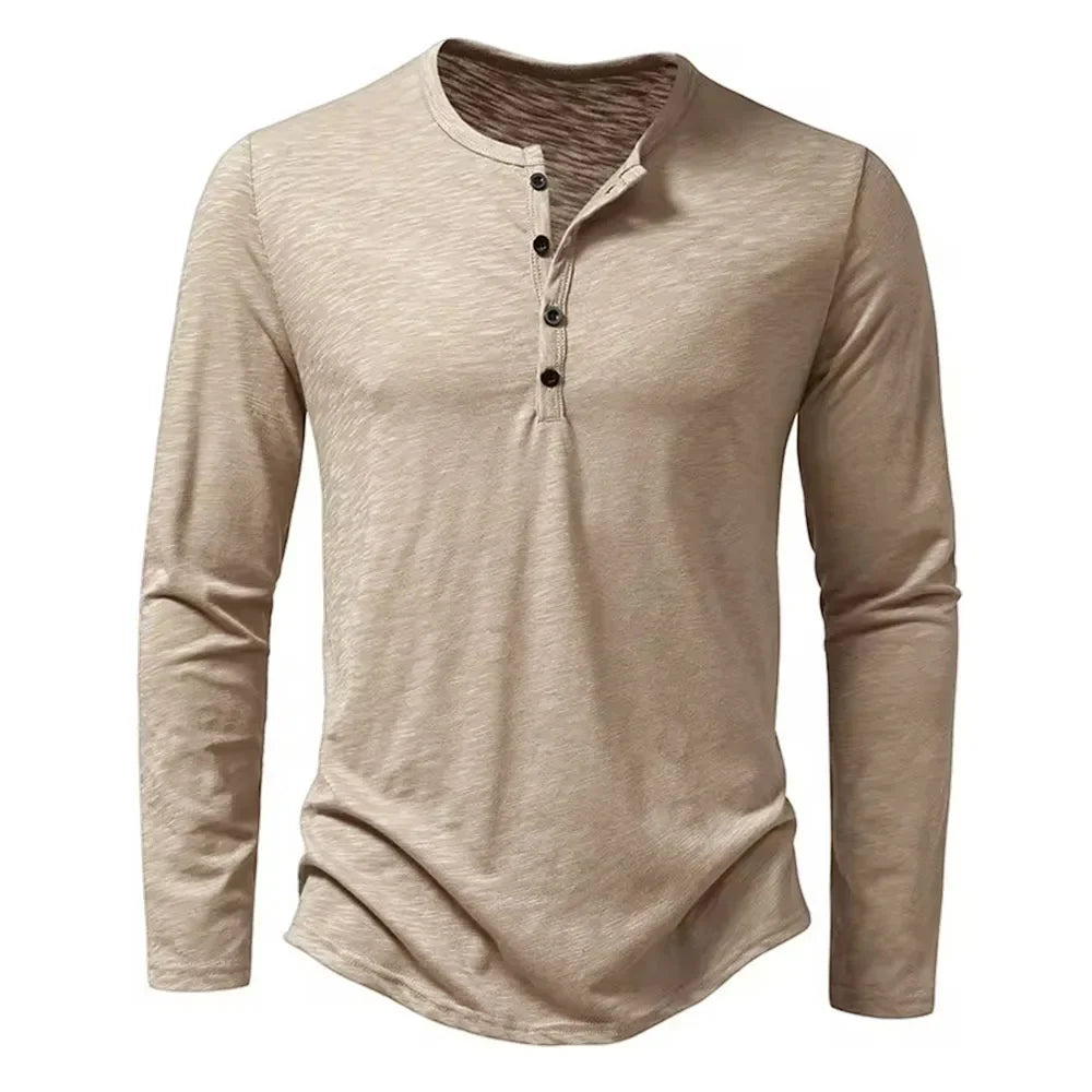 Hayden Cotton Henley alternate view