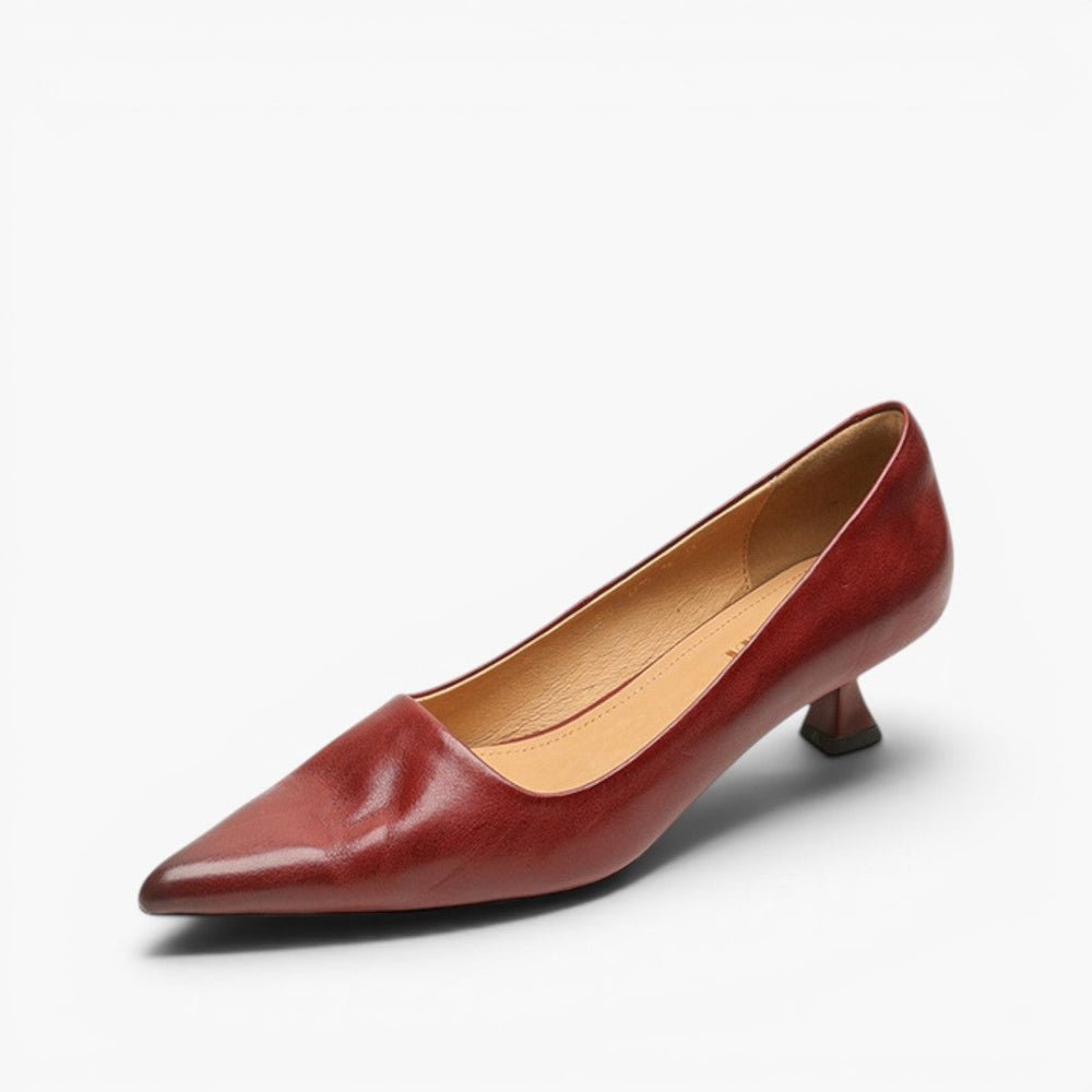 Noah Sculpted Leather Heels alternate view