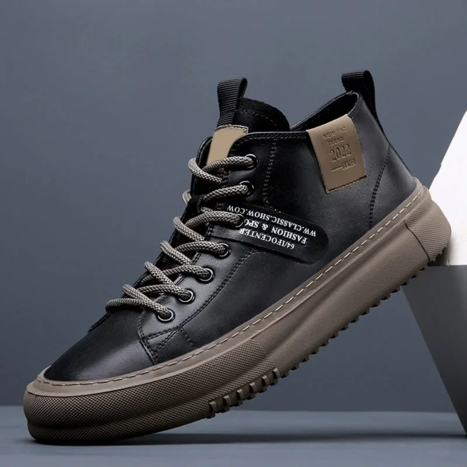 SINCLAIR LEATHER TRAINERS alternate view
