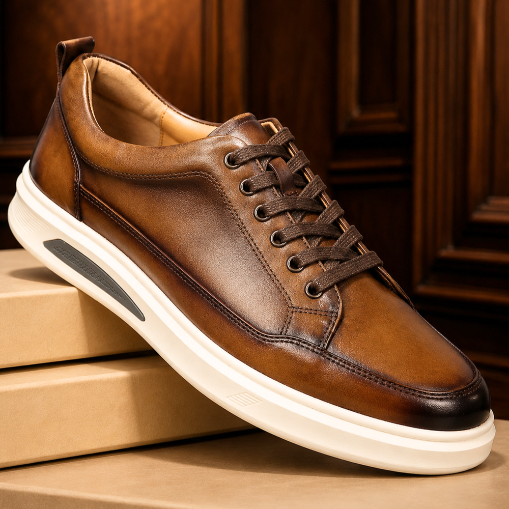 Sawyer Handcrafted Leather Trainer alternate view