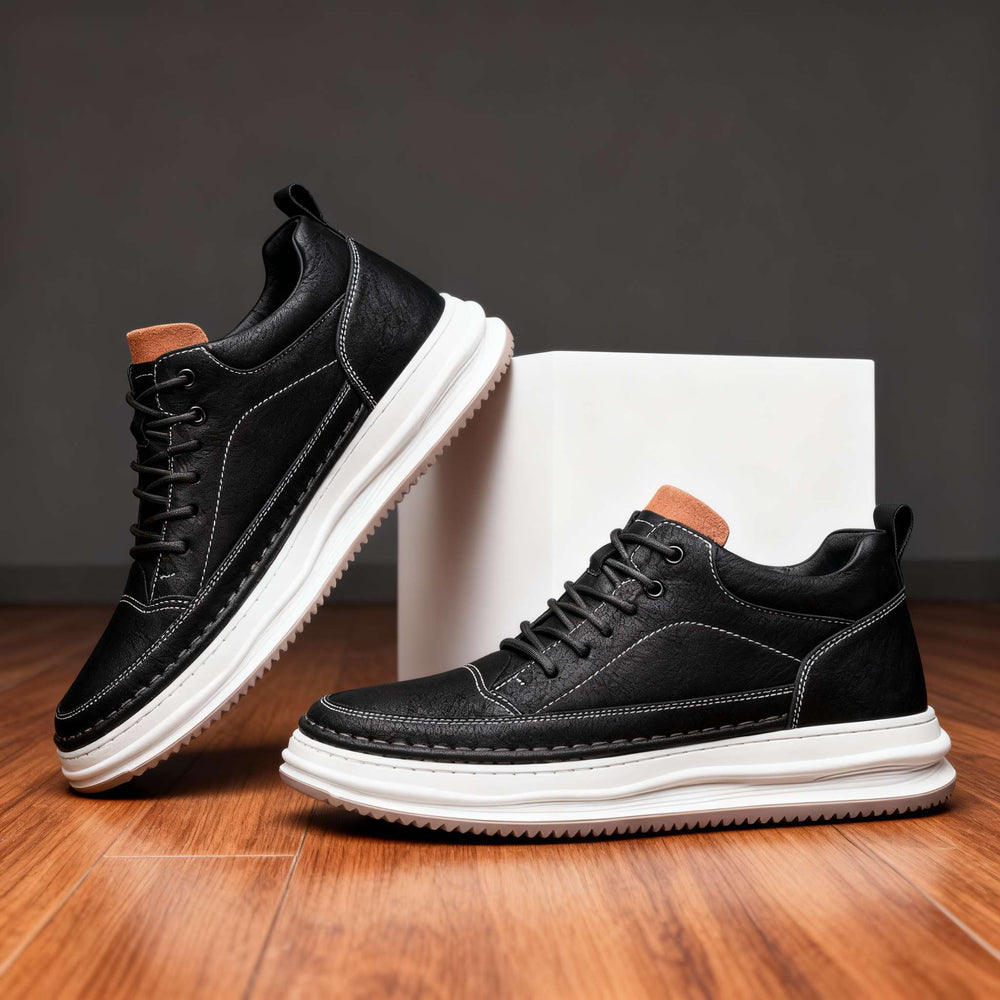 Zane Leather Trainers alternate view
