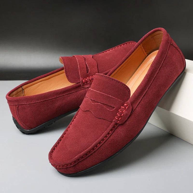 LE DREUX SUEDE LOAFERS alternate view