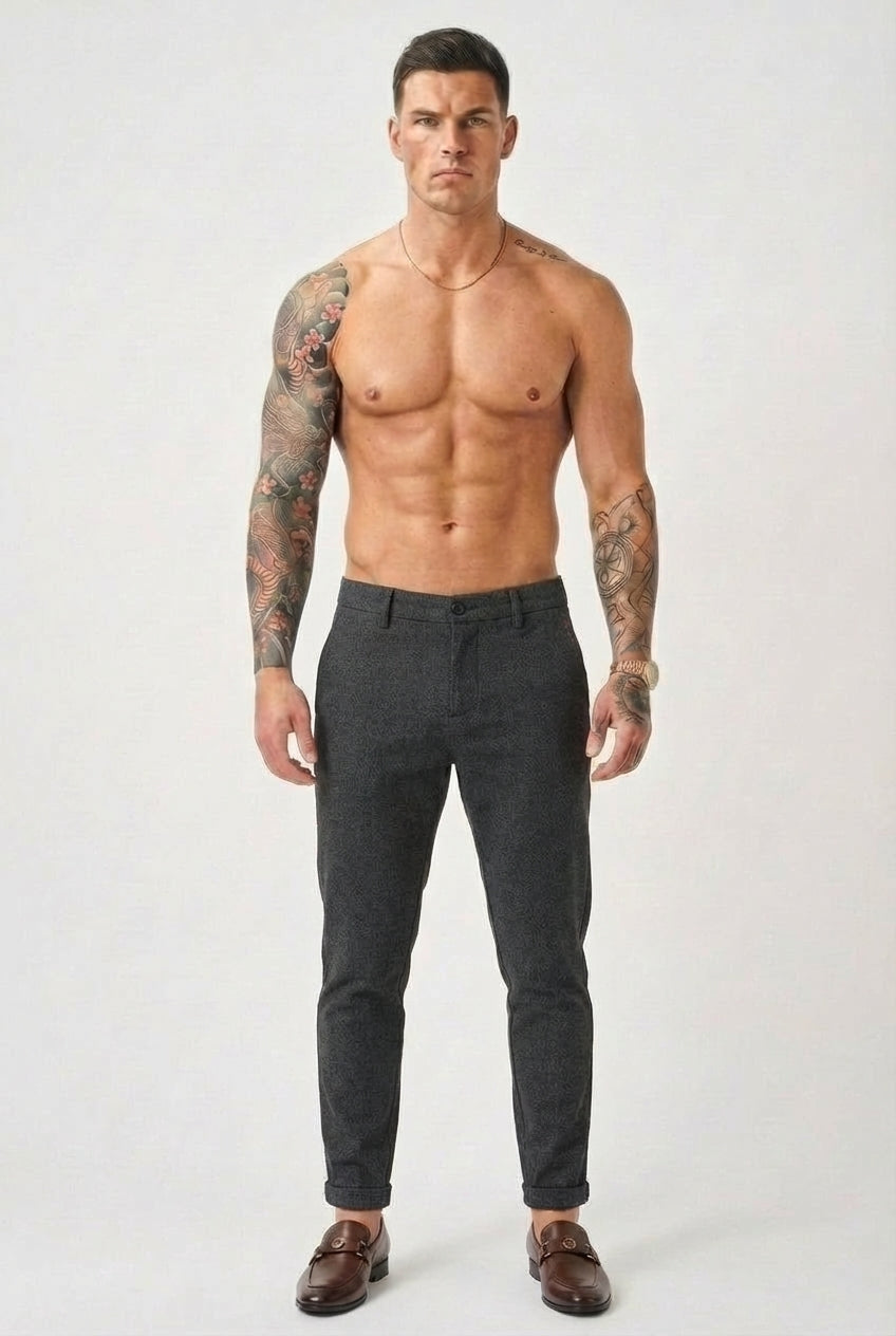 Luca Slim Fit Pants - Black alternate view