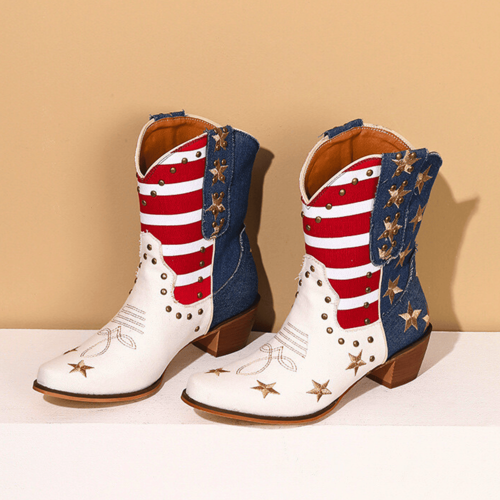 Vivienne Embroidered Western Boots alternate view